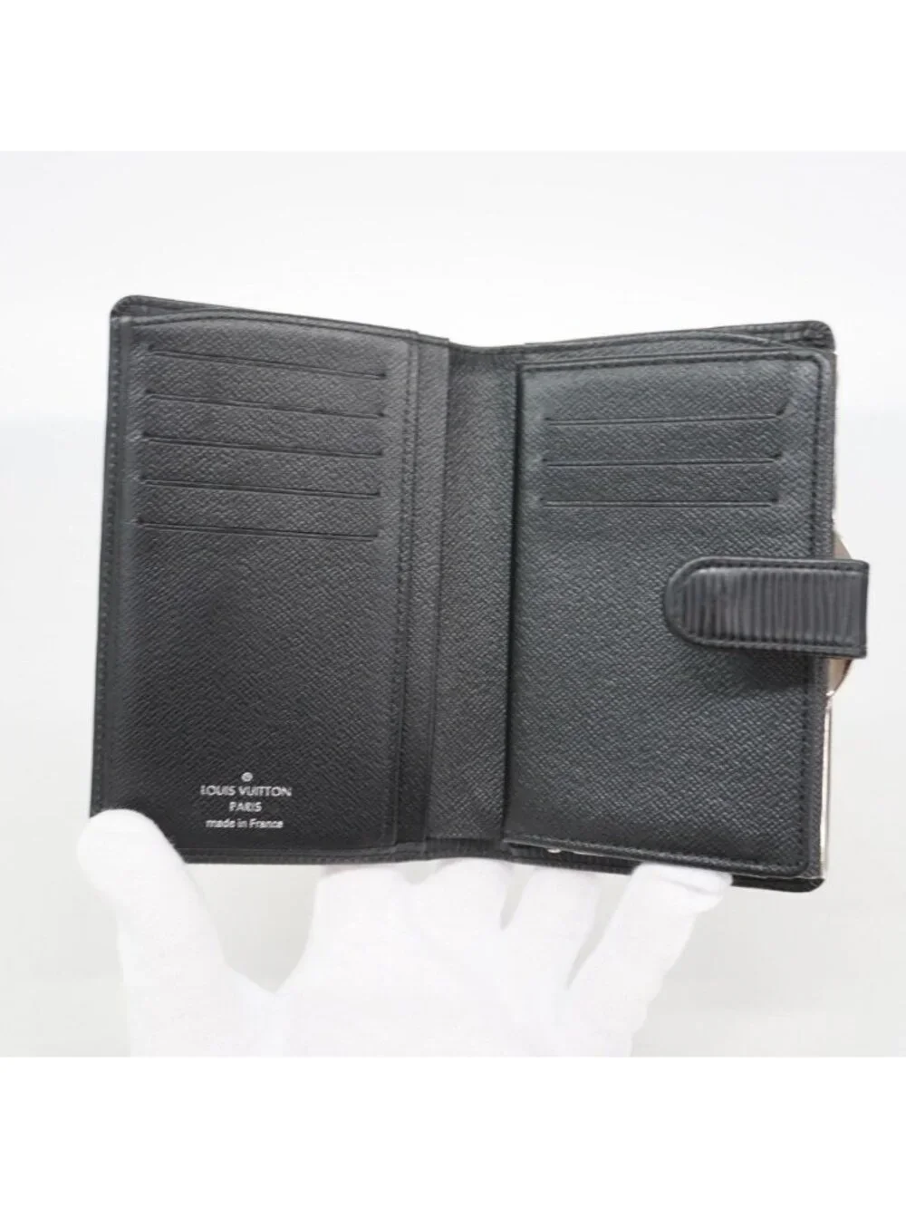 Louis Vuitton Wallet Epi Portefeuille Viennois Noir